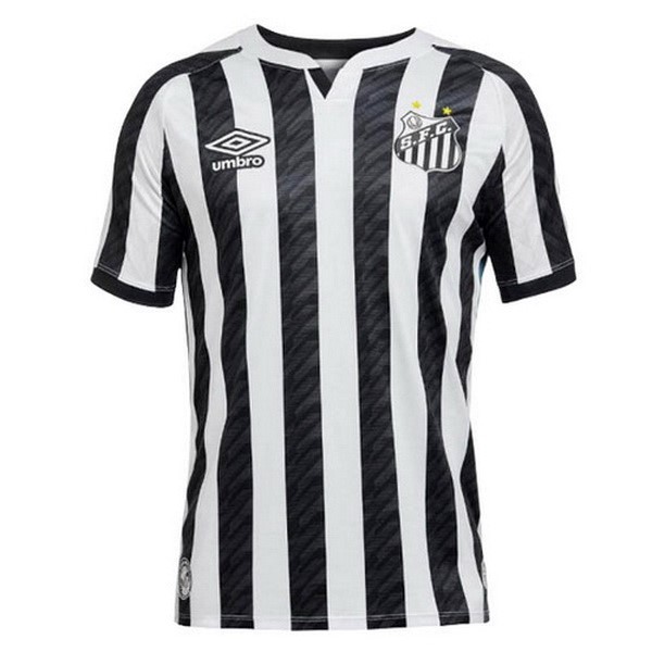 Tailandia Camiseta Santos 2ª 2020-2021 Negro Blanco